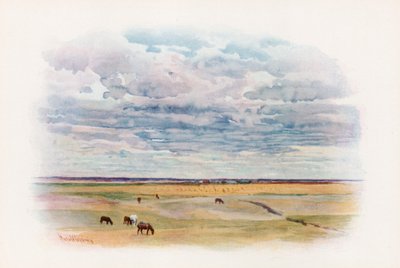 Die Prärie bei Elstow, Saskatchewan von Harold Copping